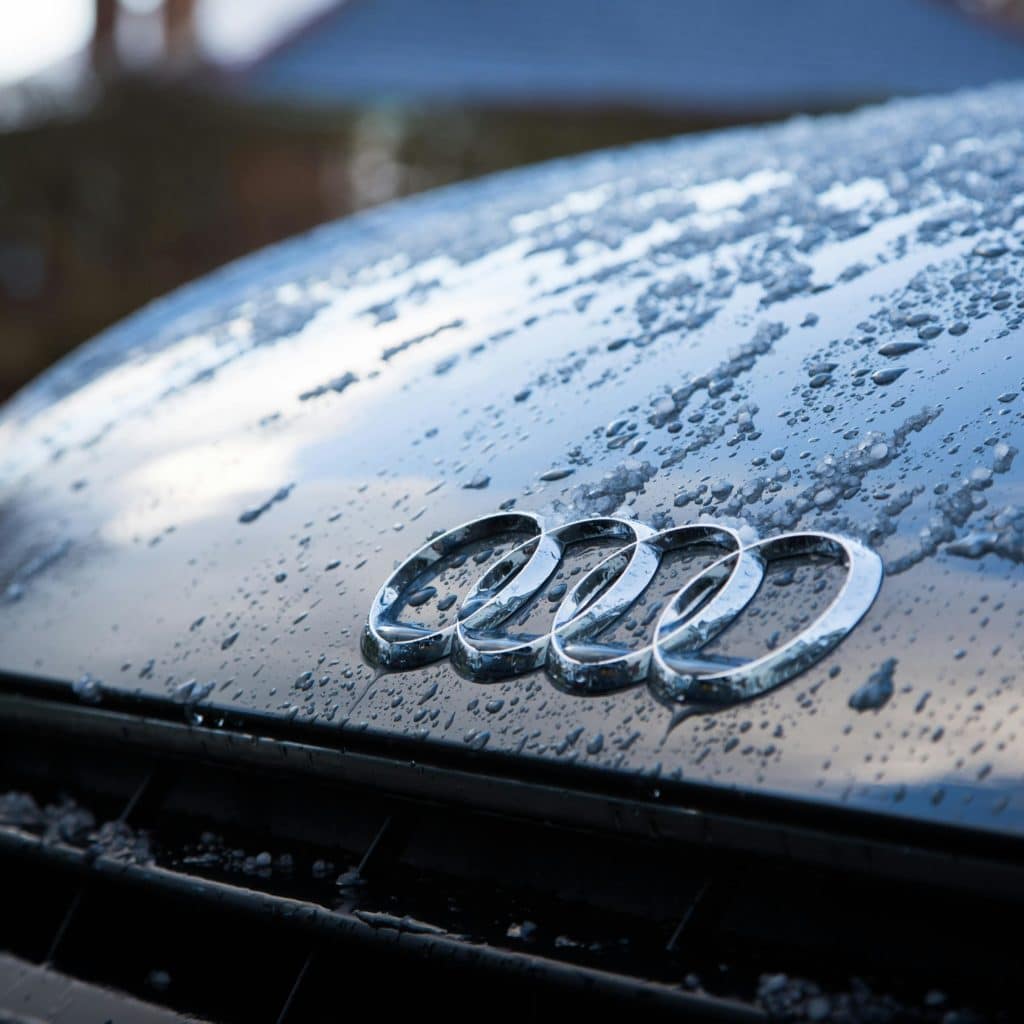L'avant d'une audi vu de près